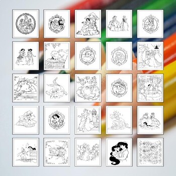 Inspire creativity with printable disney princess coloring pages collection