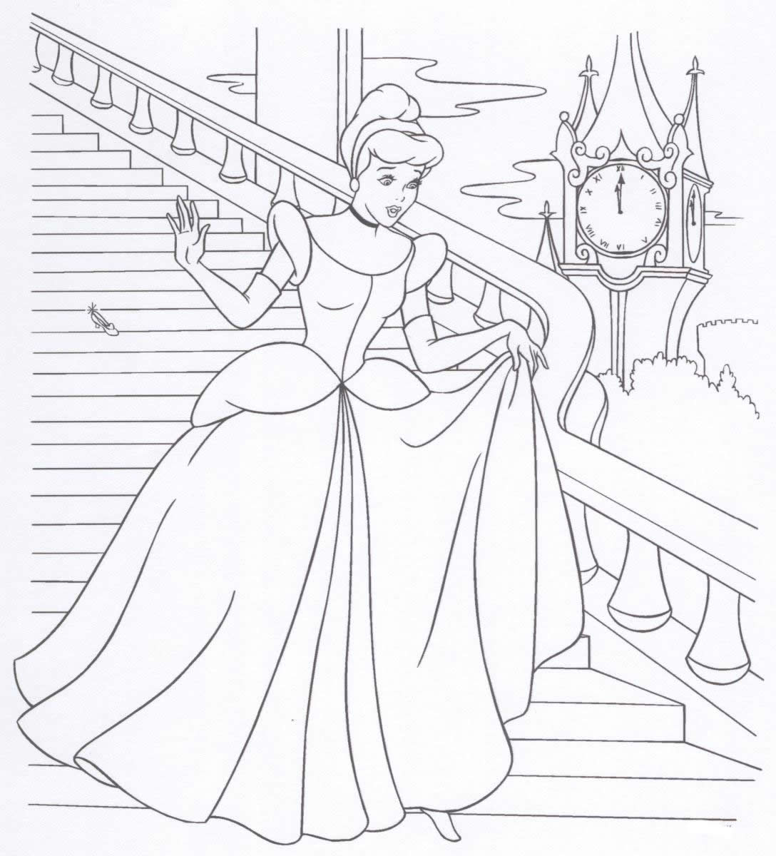Free printable disney princess coloring pages for kids