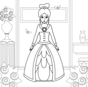 Princess coloring pages free coloring pages