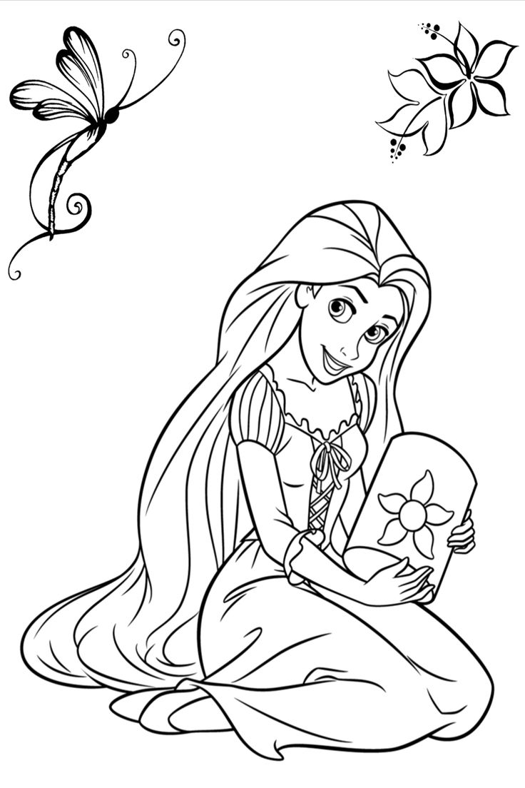 Princas para colorir in disney princs coloring pag free disney coloring pag rapunzel coloring pag