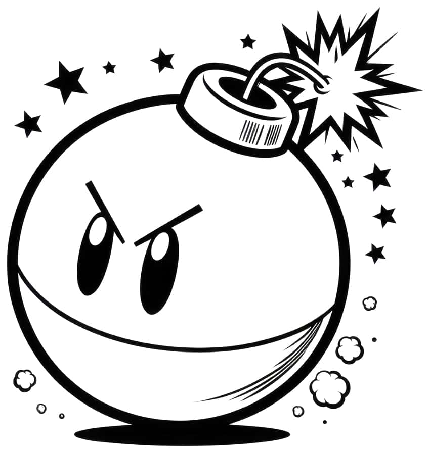Super mario bros coloring pages