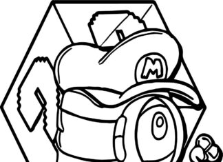 Mario coloring pages to print and print online