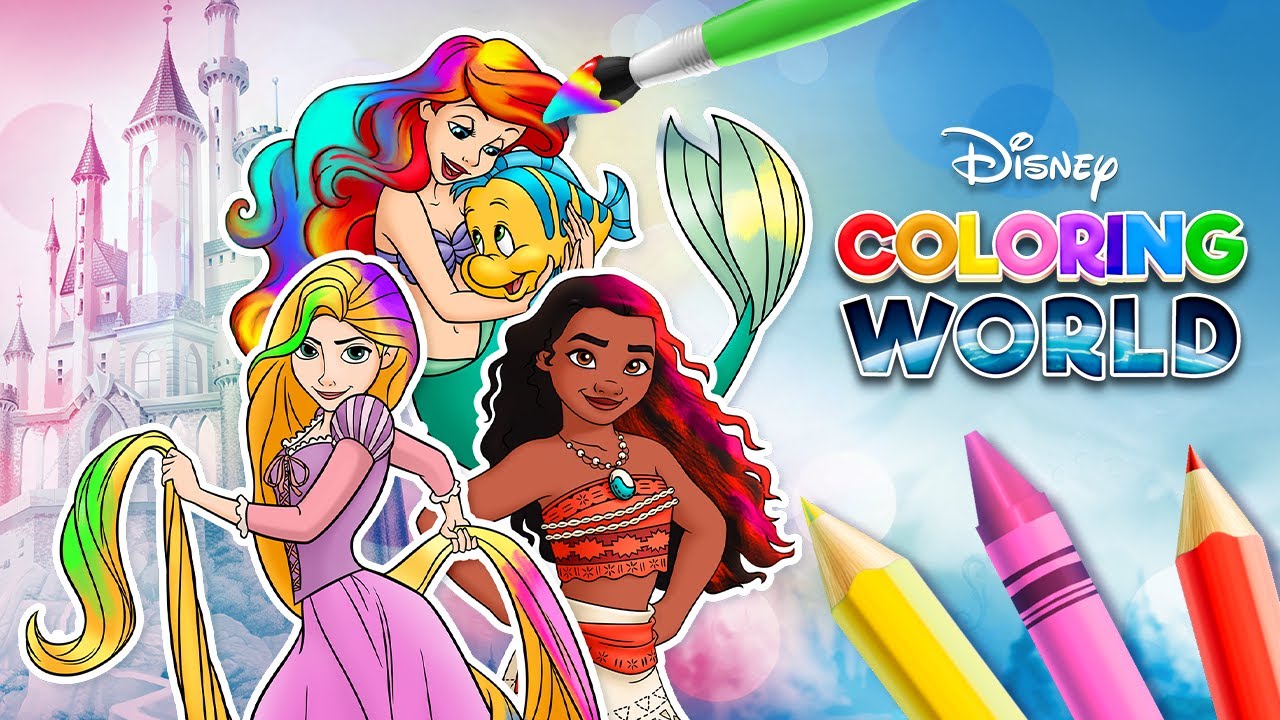 Disney coloring world
