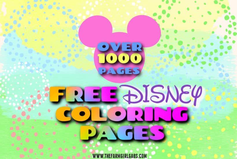 Free disney coloring pages for kids