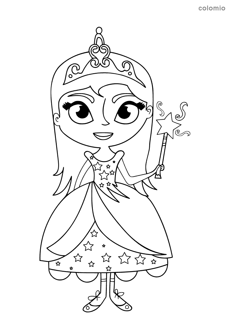 Princesses coloring pages free printable princess coloring sheets