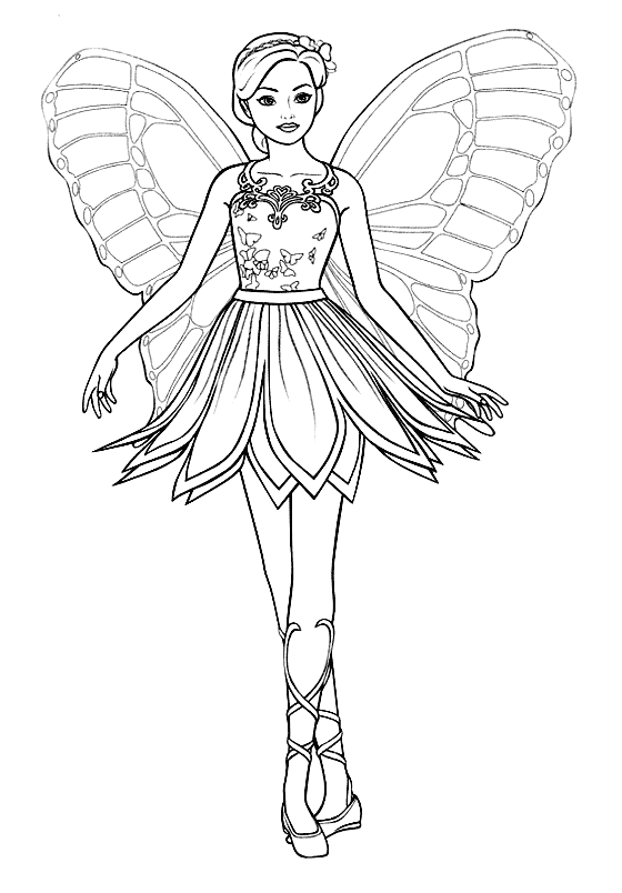 Barbie princess coloring pages team colors