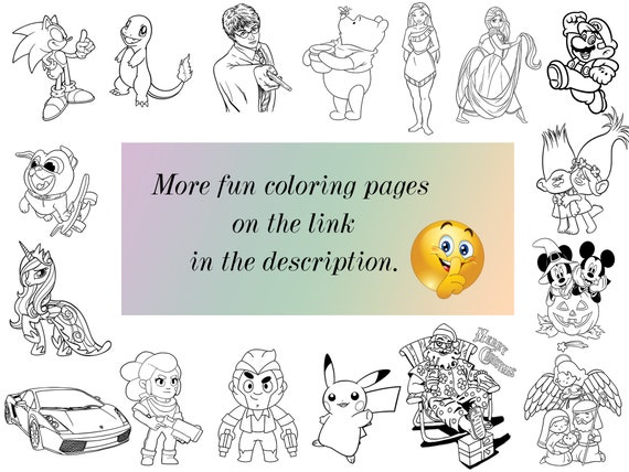 Dibujos para colorear de princesas pdf lindas pãginas imprimibles en color fãciles de imprimir libro para colorear digital para niãas descarga instantãnea