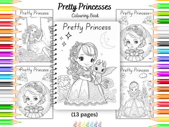 Princesas para colorear e imprimir