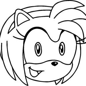 Amy rose coloring pages printable for free download