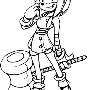 Amy rose coloring pages printable for free download