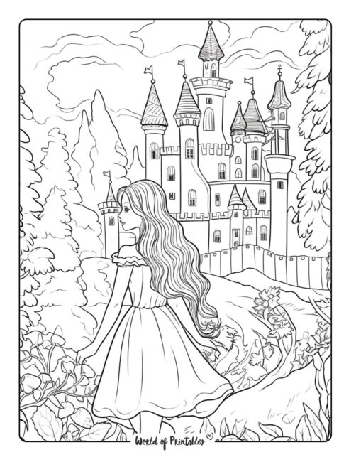 Best princess coloring pages