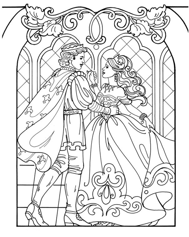 Barbie princess coloring pages