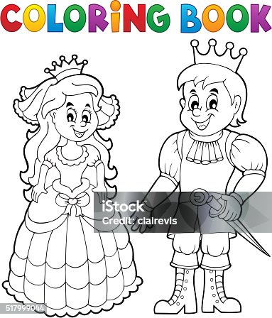 Prince coloring pages stock illustrations royalty