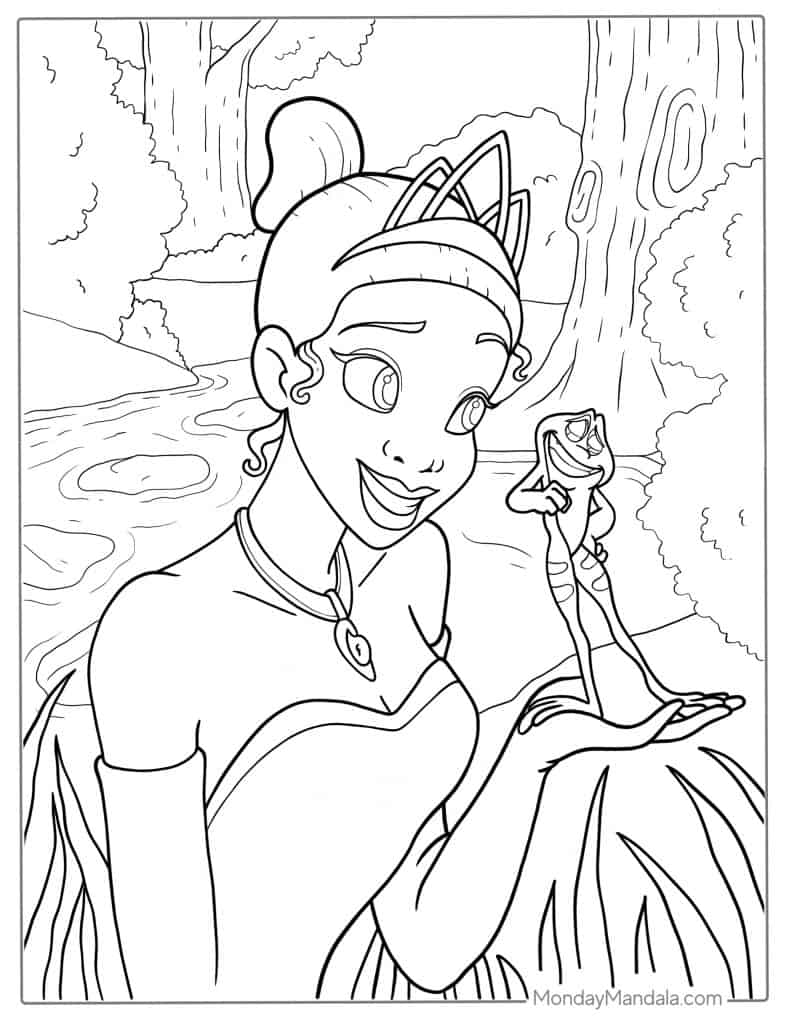 Frog coloring pages free pdf printables