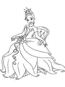 Princess and the frog coloring pages âï free coloring pages