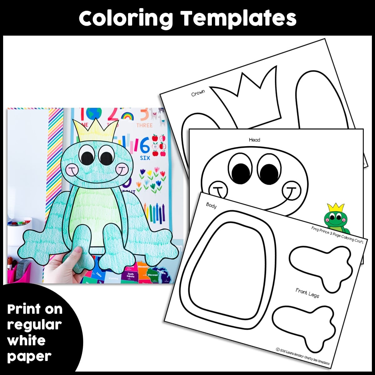 Frog prince craft activity