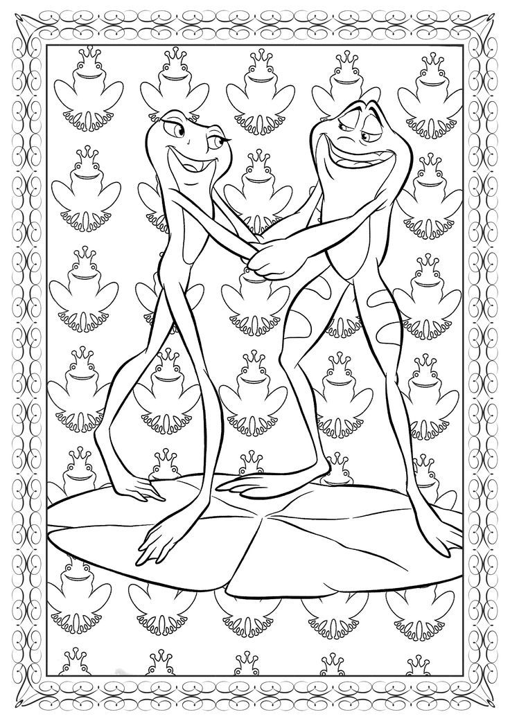 The princess and the frog coloring page frog coloring pages coloring pages colouring pages