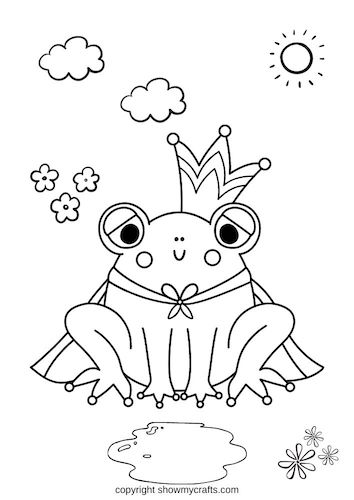 Frog pop up card craft with free printable frog template