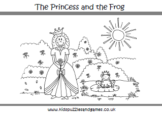 The princess and the frog loring page