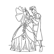 Top free printable princess and the frog coloring pages online