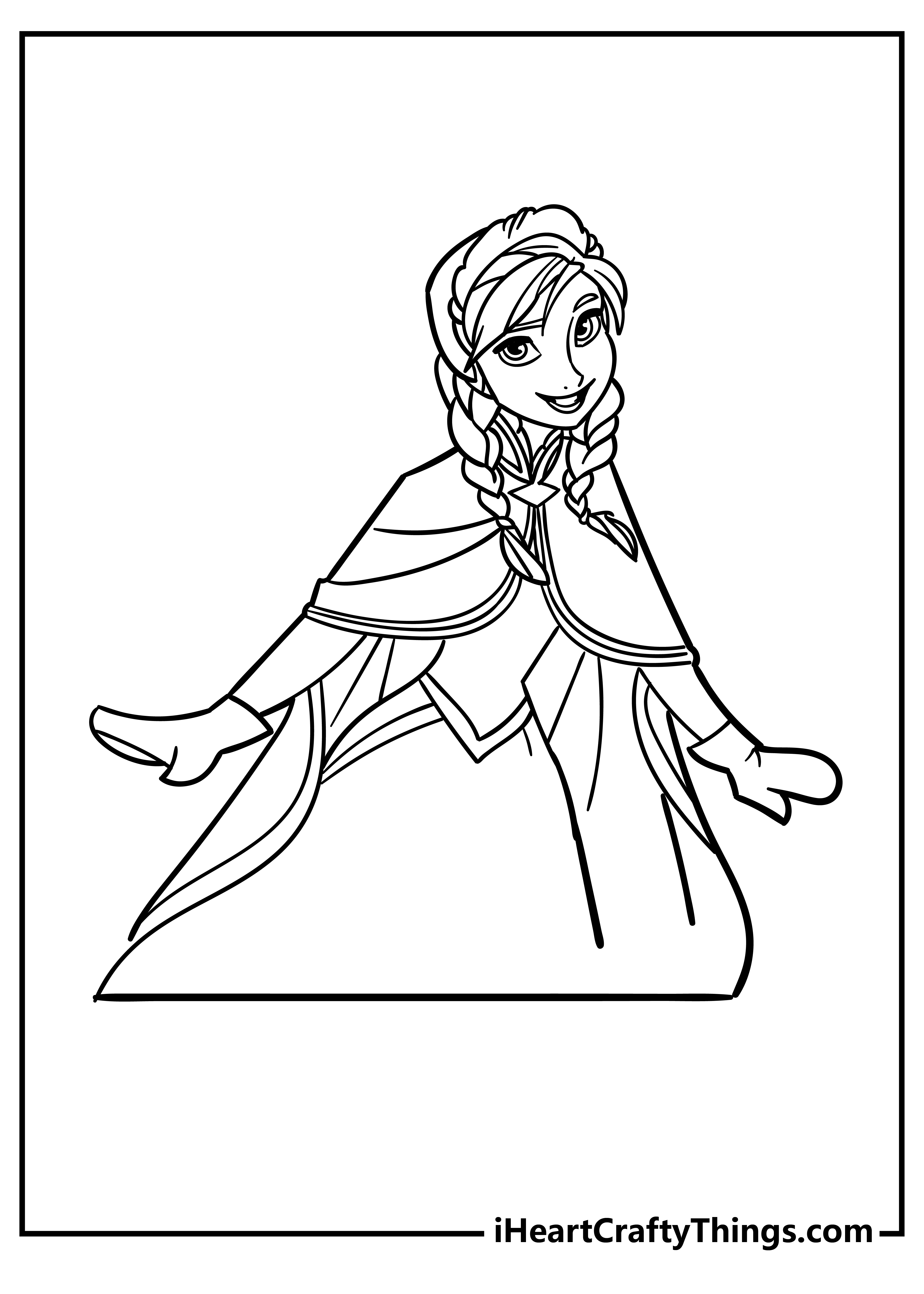 Anna coloring pages free printables
