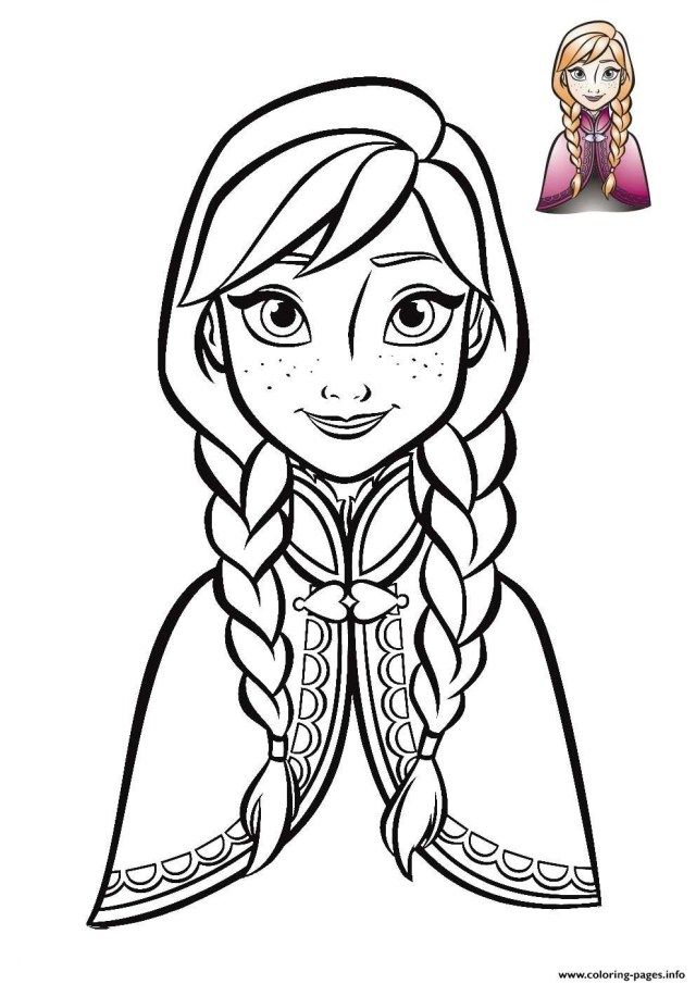 Elegant photo of anna coloring pages