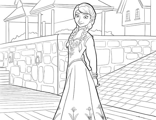 Best frozen coloring pages for kids