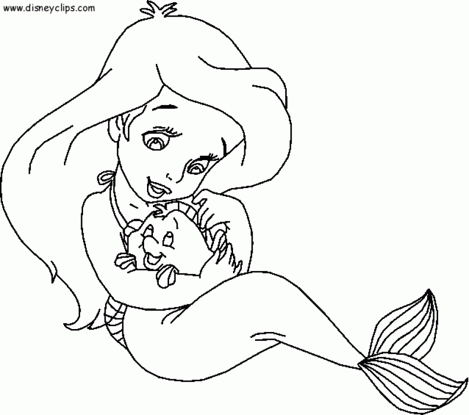 Get this little mermaid coloring pages disney princess
