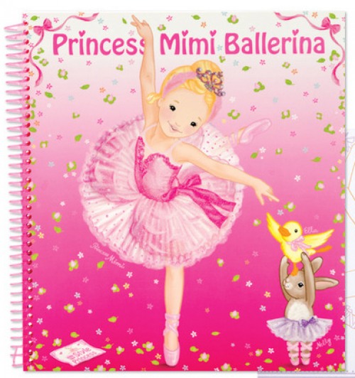 My style princess ballerina coloring book