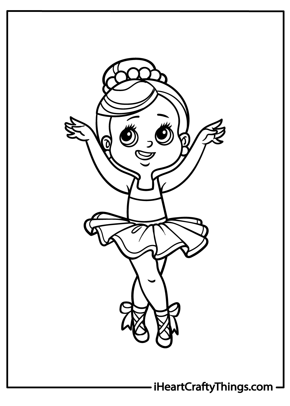 Ballet coloring pages free printables
