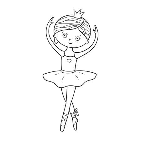 Ballerina coloring pages stock illustrations cliparts and royalty free ballerina coloring pages vectors