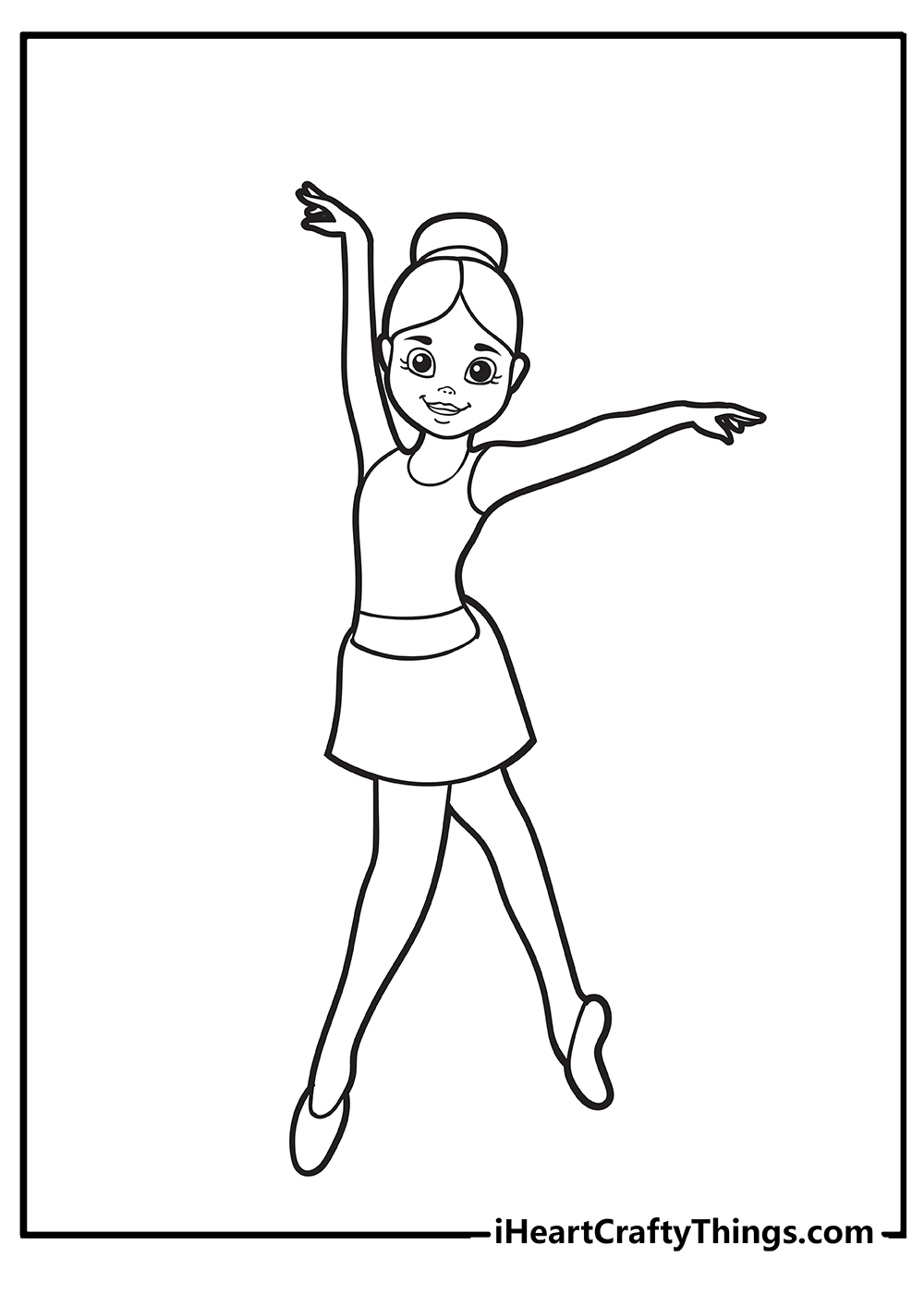Ballerina coloring pages free printables