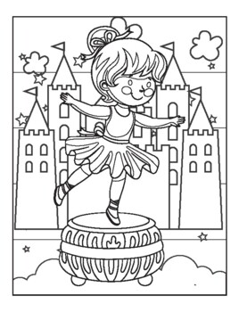 Ballerina interior coloring pages for all kids by perfect store tpt