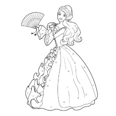 Top free printable barbie coloring pages online