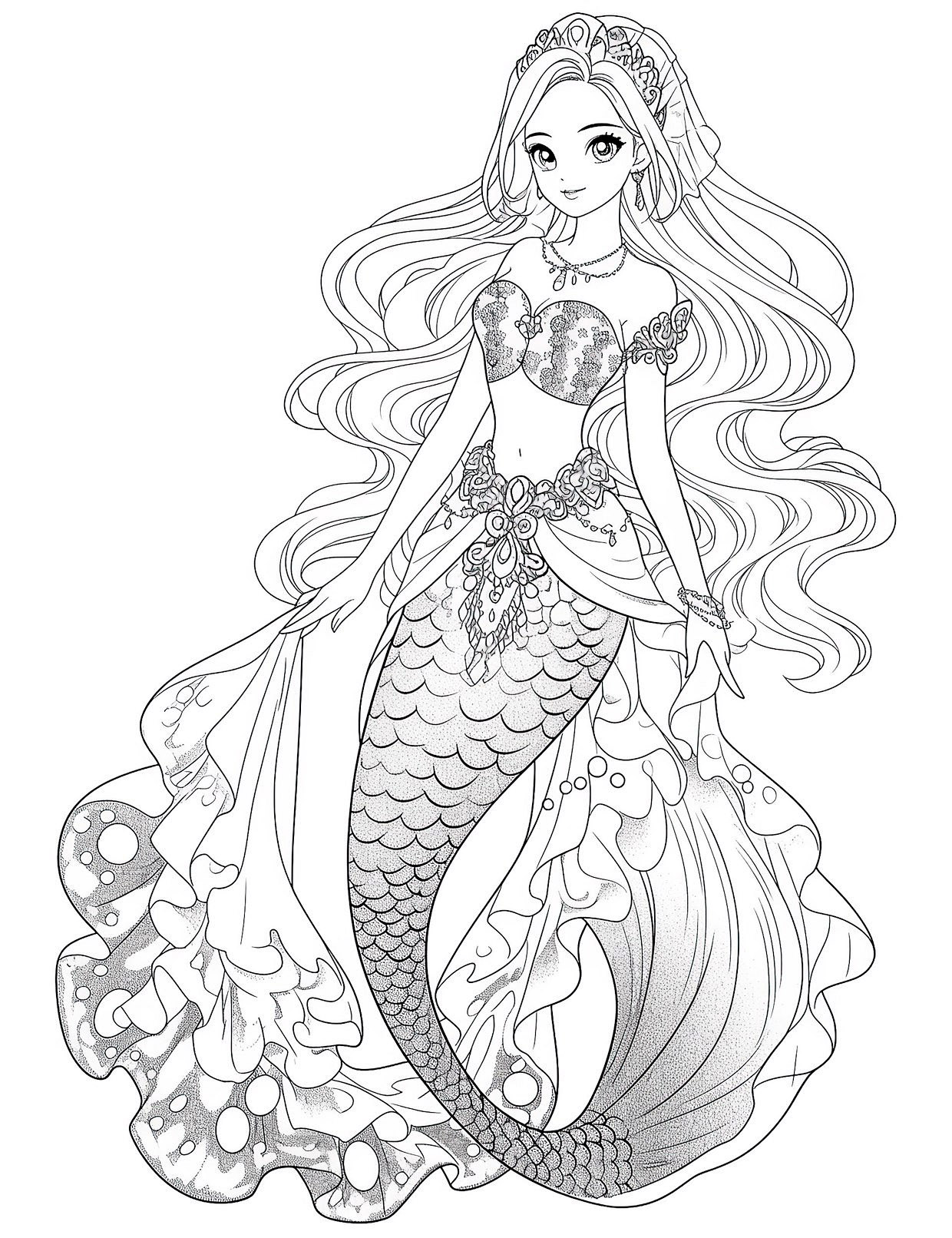 Barbie coloring pages for kids and adults