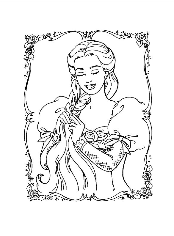 Barbie coloring pages