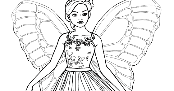 Barbie princess coloring pages team colors