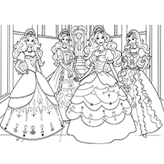 Top free printable barbie coloring pages online