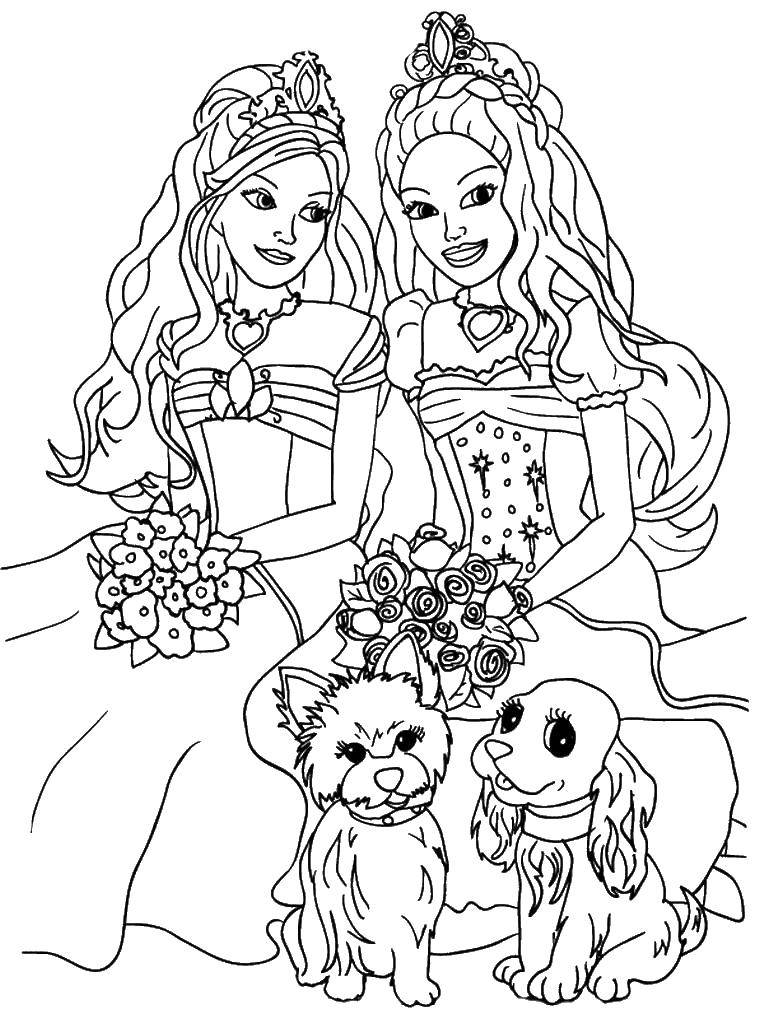 Online coloring pages barbie coloring princess barbie barbie