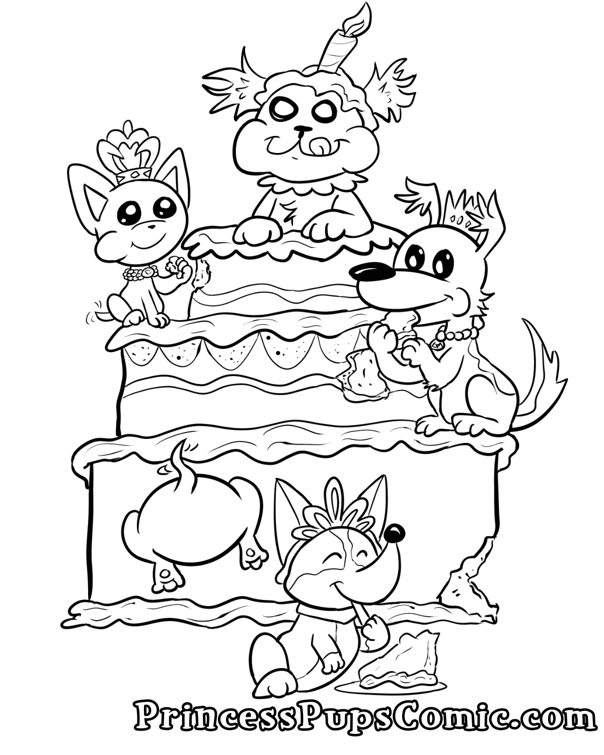 Birthday coloring fun