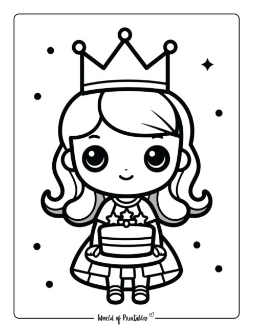 Happy birthday coloring pages