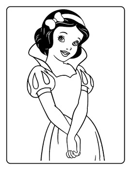 Disney princess birthday party coloring pages by teacher toolkit creations