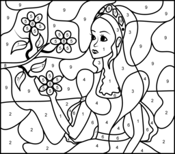 Princesses coloring pages coloriage magique coloriage coloriage magique ã imprimer