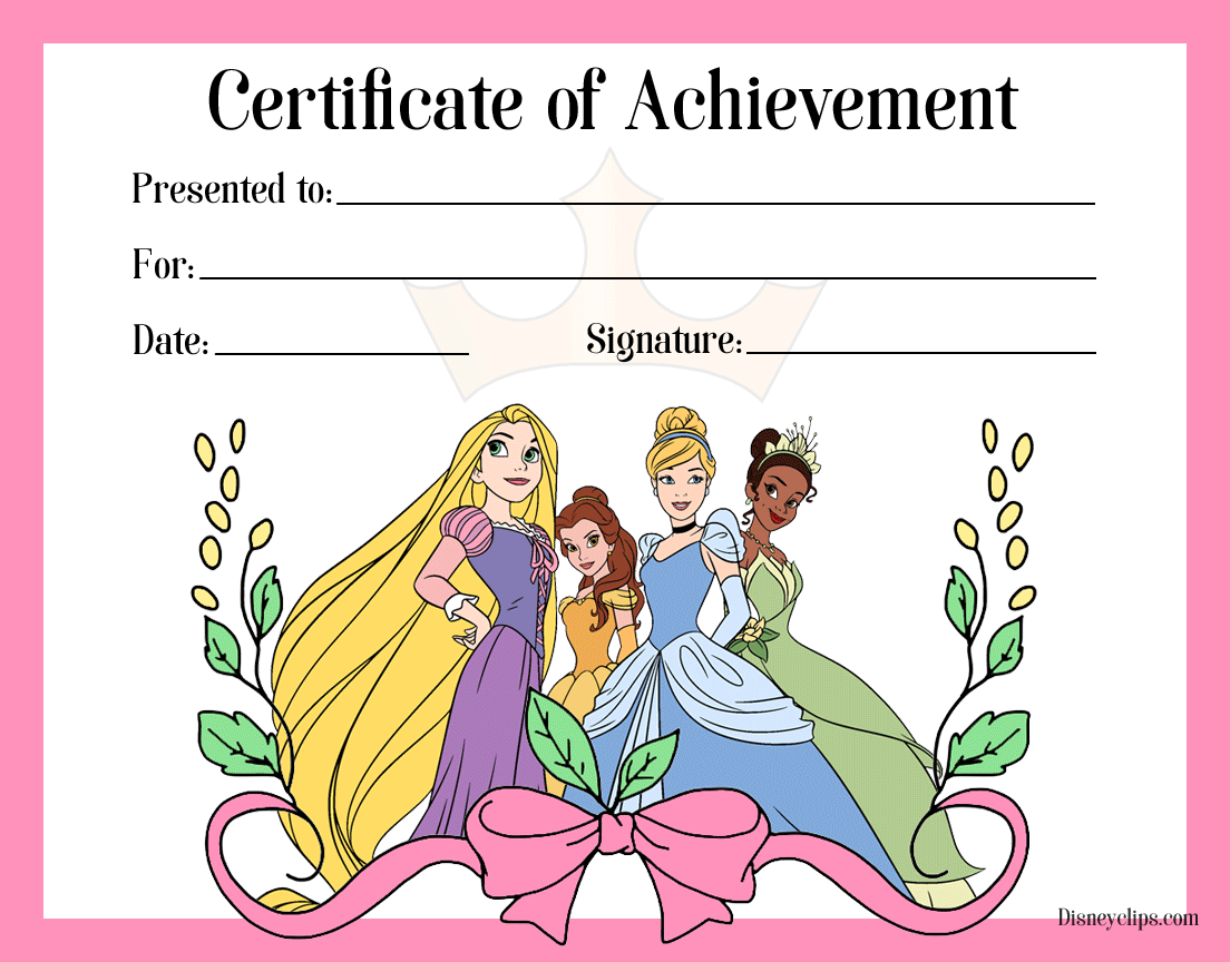 Free disney princess printable crafts stickers notes bookmarks