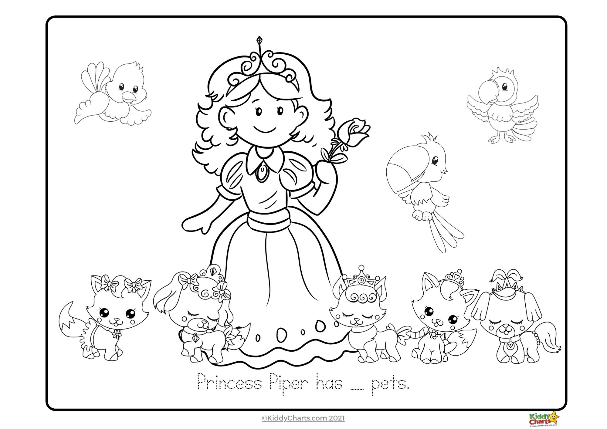 Princess coloring pages