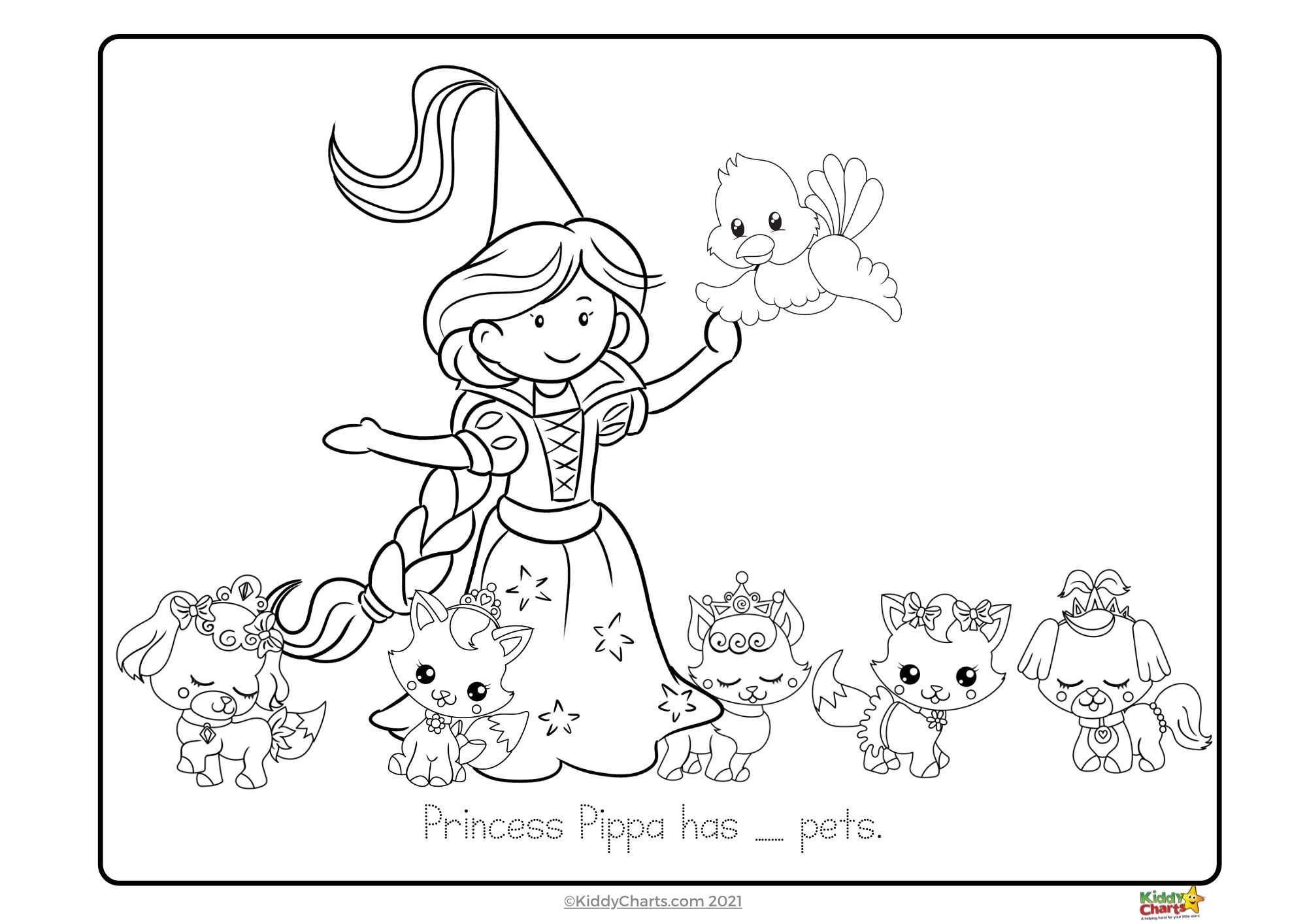 Princess coloring pages