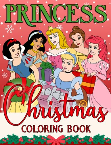 Princess christmas coloring book magical princesses bringing christmas magic to life coloring pages for all ages creativity and fun by jamal barnett