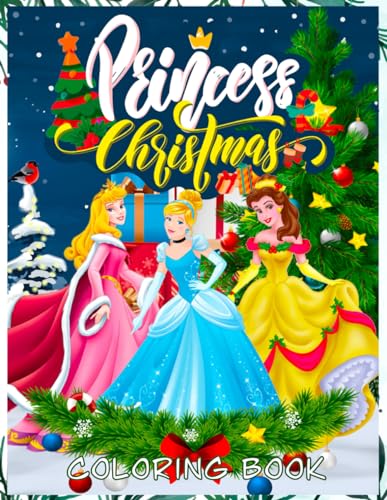 Princess christmas coloring book cute style coloring pages of different princess by albino aguiar