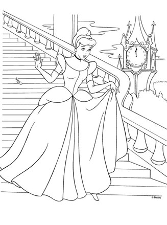 Princess coloring page