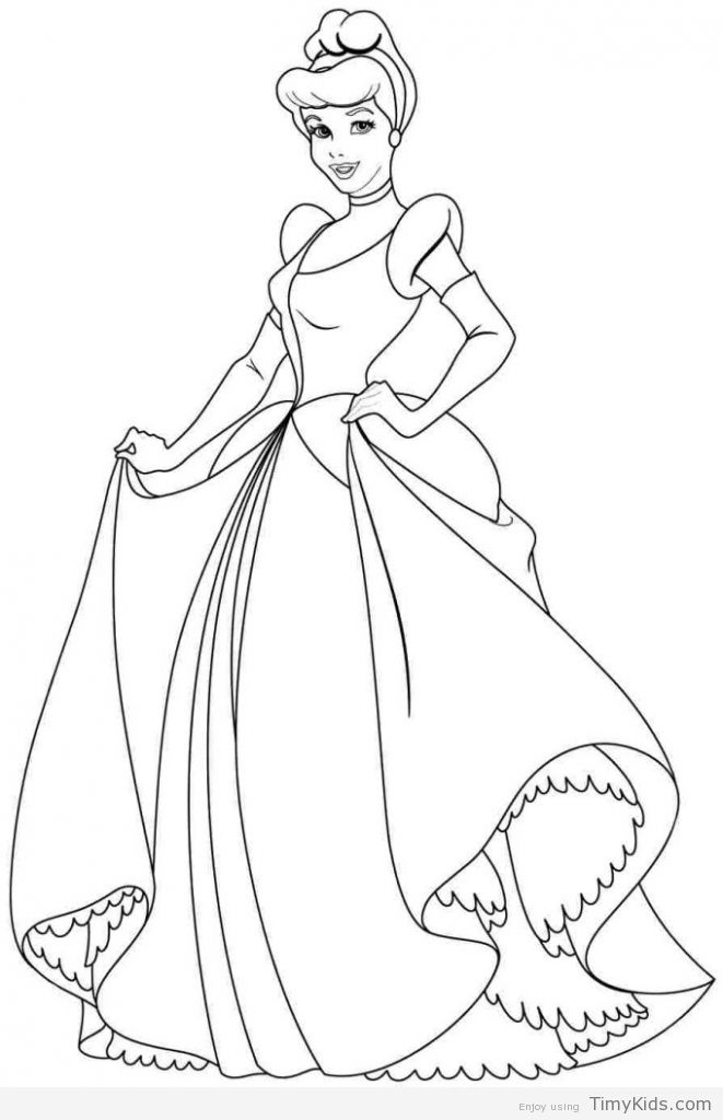 Disney princess coloring pages cinderella cinderella coloring pages princess coloring pages disney princess colors